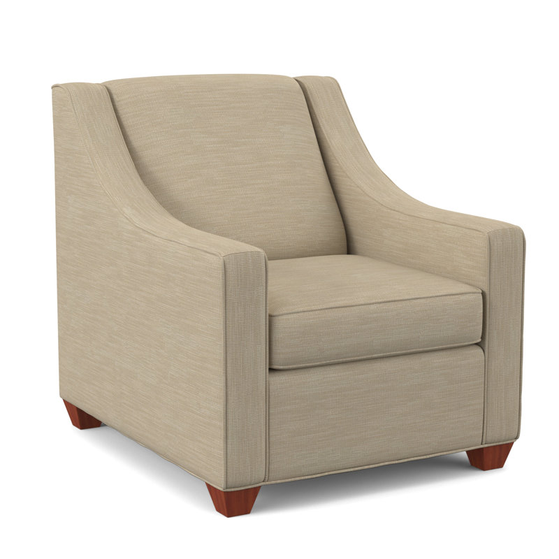 Phillips Upholstered Accent Chair, BM Cherry, Ridgecrest Putty