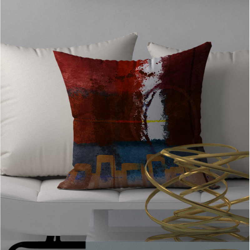 Très grande housse de coussin carrée/insert, 20 po x 20 po