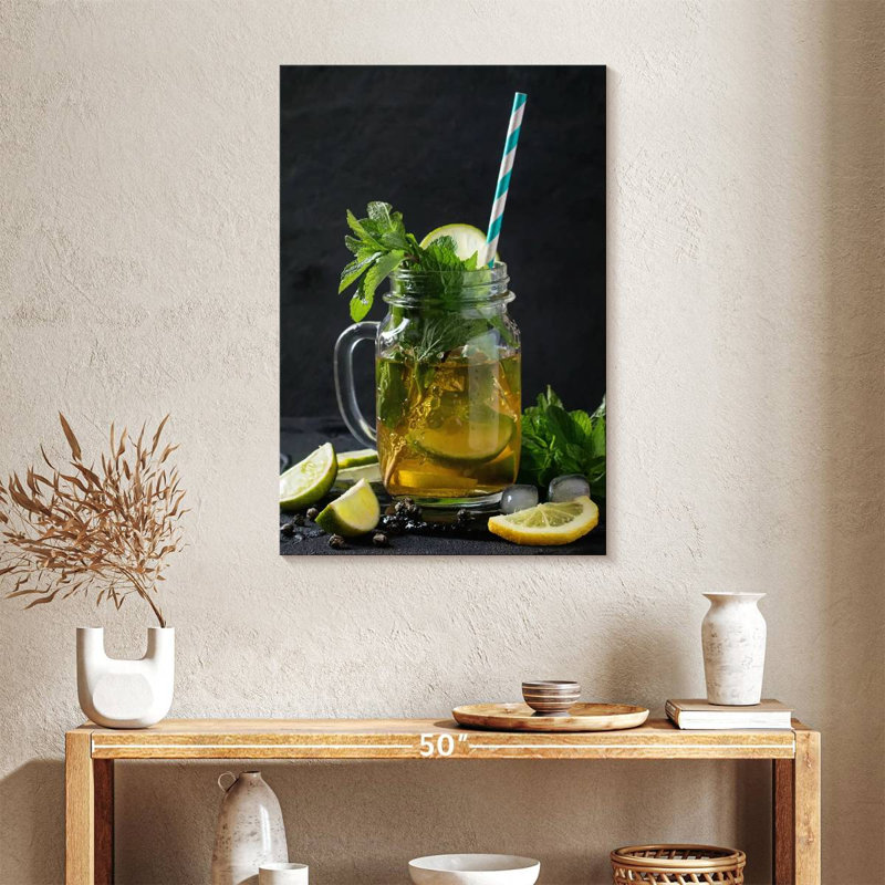 Yarlin Fresh Lemon Mint Tea, 36" H x 24" W