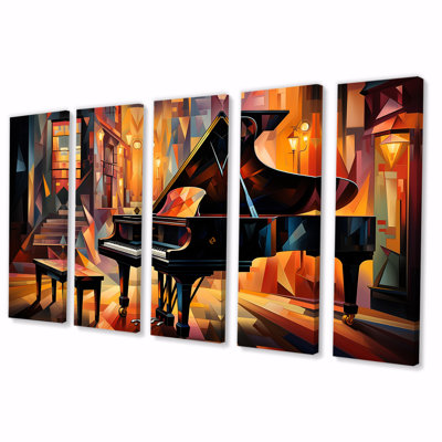 Harlem Renaissance Stride Piano Rhythms I - Harlem Renaissance 5 Piece Wall Art