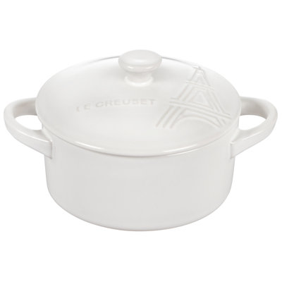 Le Creuset Stoneware 8 oz. Round Mini Cocotte with Lid