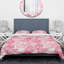 Ensemble de housse de couette à fleurs à la main designart-35229280