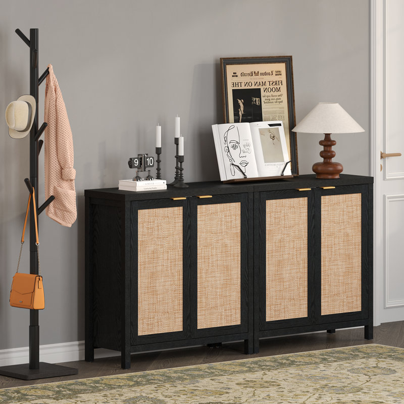 Buffet 34,3 po Safura, 2, Chêne noir