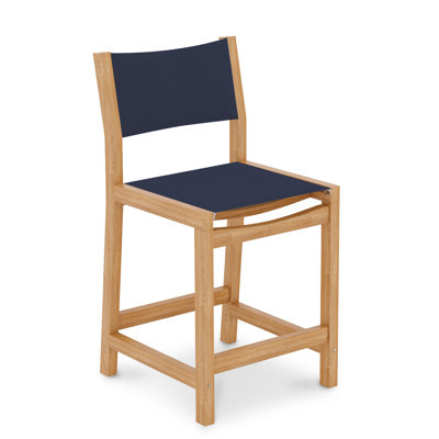 Pearl Teak Outdoor Counter Height Chair