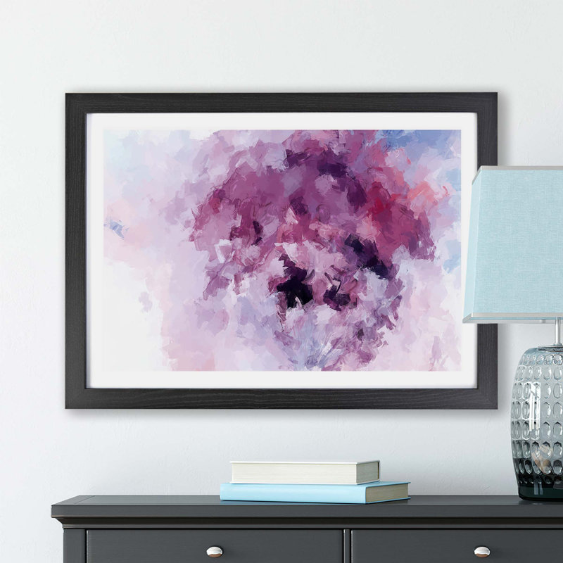 Floral Dreams - Framed Print, Black, 62cm H x 87cm W x 2cm D