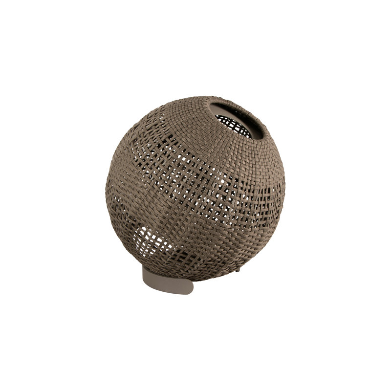Illusion Lamp, Round, Taupe