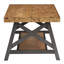 Table basse à tréteaux avec rangement Isakson-23263912
