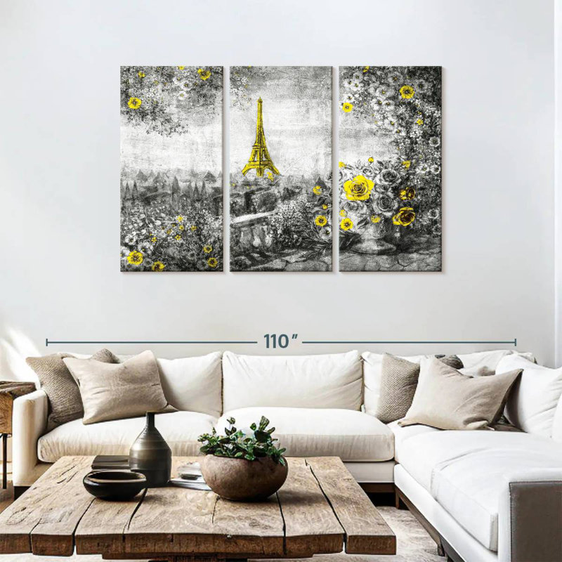 Aime Eiffel Tower Summertime Pop, 48" H x 74" W