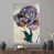 White Floater Framed