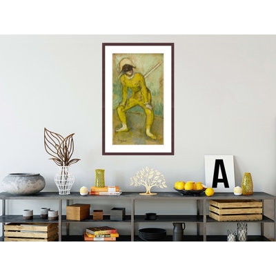 «The Yellow Harlequin» par Edgar Degas, impression giclée encadrée