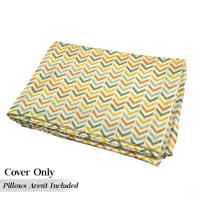 Housse de coussin d'extérieur Zigzags, H 2 po x l 36 po x P 88 po