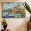 Port of Seattle, reproduction d'art sur toile-93398882-93398879