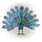 Candia Peacock Statue