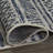 Flat Woven Outdoor Rug - Waterproof, Easy to Clean, Stain Resistant - Premium Polypropylene Yarn - Striped Boho - Large Patio, Deck, Sunroom - Amman - Blue-1435216847