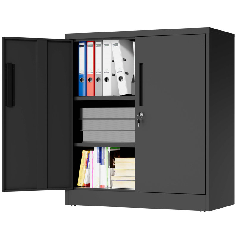 Armoire de rangement en métal avec serrure
