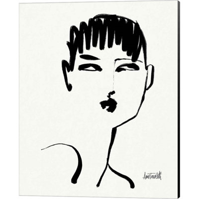 «Brush Portrait B» par Anne Tavoletti, art sur toile (ensemble de 2)