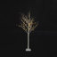 Set Of Lighted Birch Tree, 4FT 48 LED/5FT 72 LED/6FT 96 LED Artificial Tree With Warm White Lights, Christmas Tree