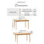 Alissah Rubberwood Extending Dining Table Set - Traditional Rustic Farmhouse Style-832949799-825159095