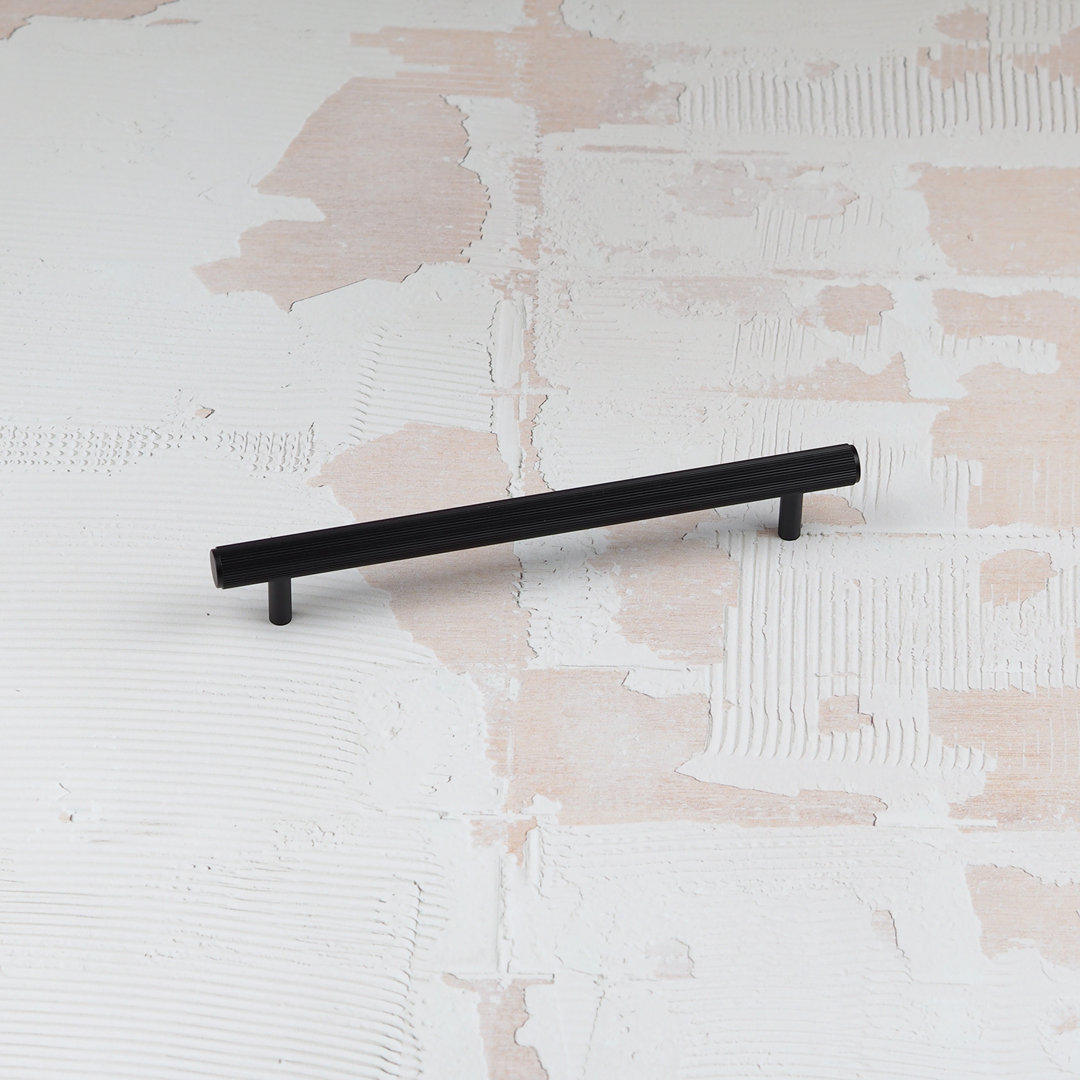 10x Black 160mm Handles Matt Kitchen Cabinet Cupboard Reeded Grooved Drawer Pull - Image 6