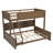 Bunk Bed with Storage Cabinets and USB Ports-514676466-514676464