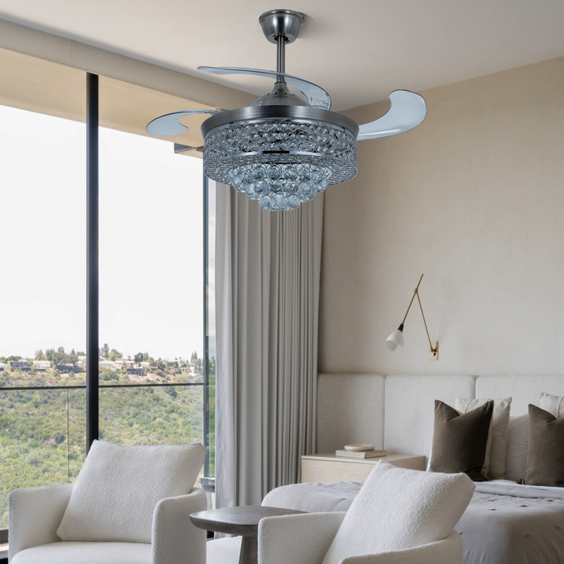 Achel 42'' Ceiling Fan with LED Lights