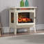 Chaufferette de foyer électrique autoportante avec effet de flamme 3D duraflame pour 1000 pieds carrés Pi. Pièce, crème-940030200