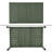 Emmott Rectangular Metal Extendable Outdoor Dining Table , 82.7'' in. W 36.6'' in. D-428123359
