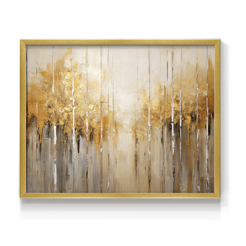Abstrait, série Cxxiv, reproduction encadrée, H 16 po x l 20 po