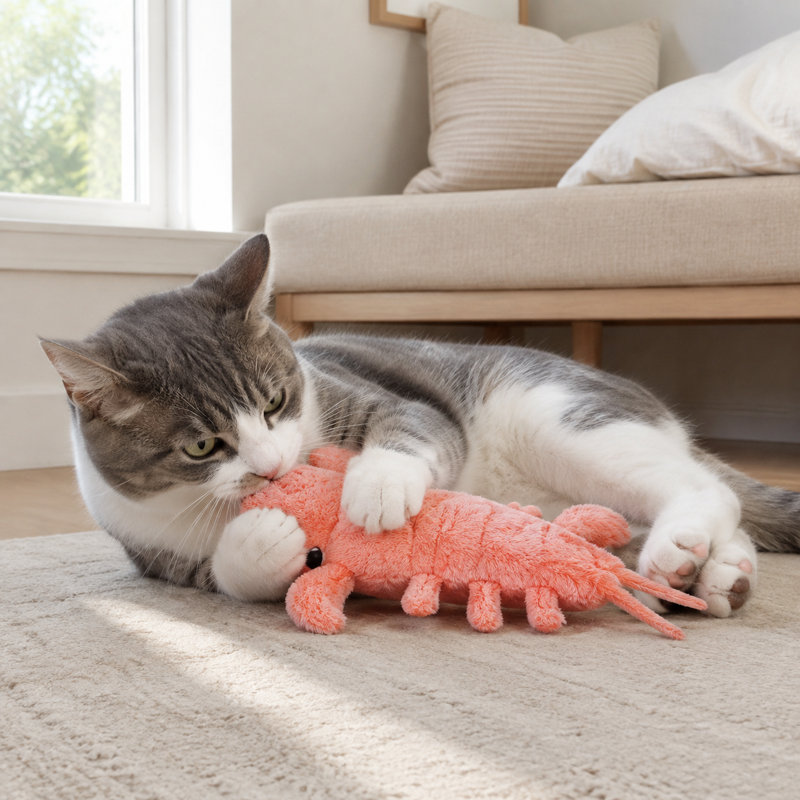 Ensemble de jouets pour chat Flap, Homard 12,6 po x 4,3 po x 2,2 po