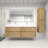 72" Wall Mounted Double Bathroom Vanity-71072221