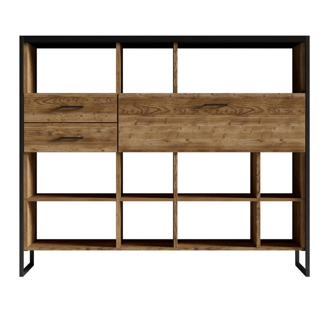 Krol 133cm H x 154cm W Standard Bookcase