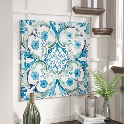 " Caribbean Tile I Acrylic "