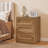 3-drawer Nightstand, 21.7'' W Nightstand, Bedside Table With Storage Drawers, Handleless End Side Table And Safe Round Corner Design For Bedroom, Living Room,dressing Room-1029674542