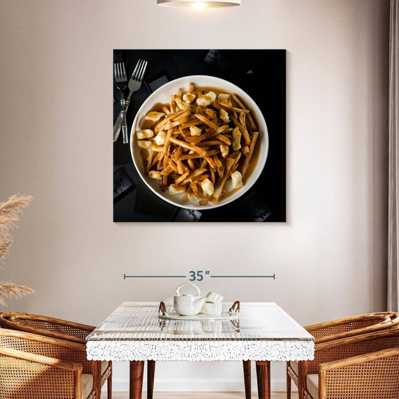 Yarlin Poutine Plate, 39'' H x 39'' W