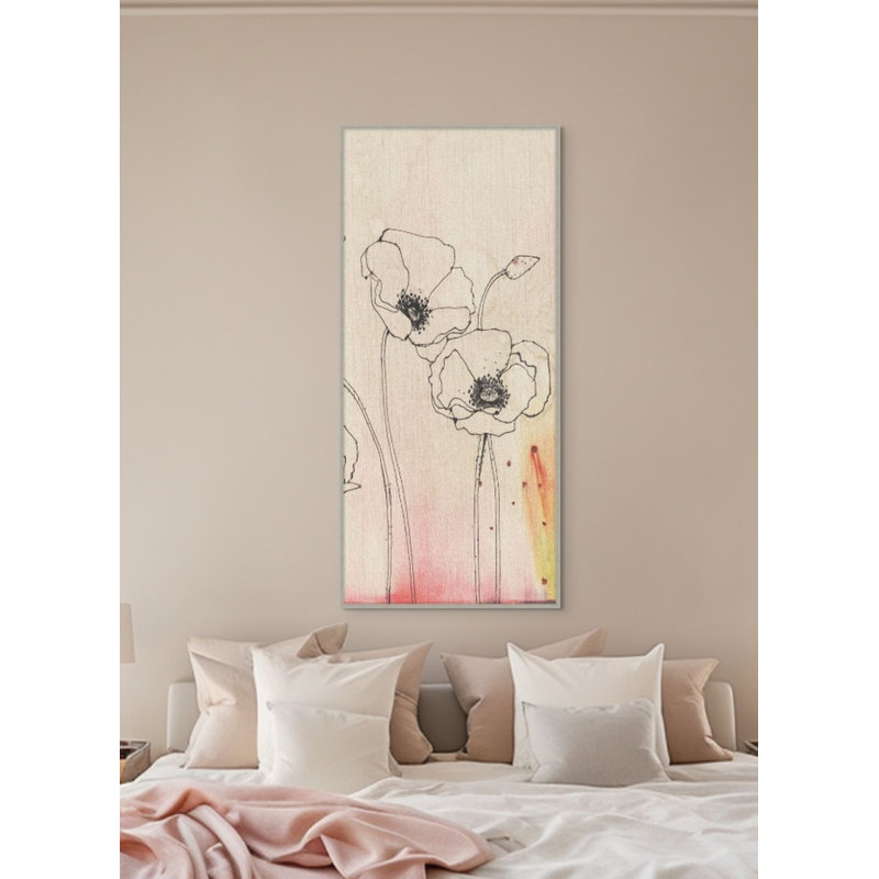 Poppy Blooms 2 Print, 38.75" H x 24.75" W