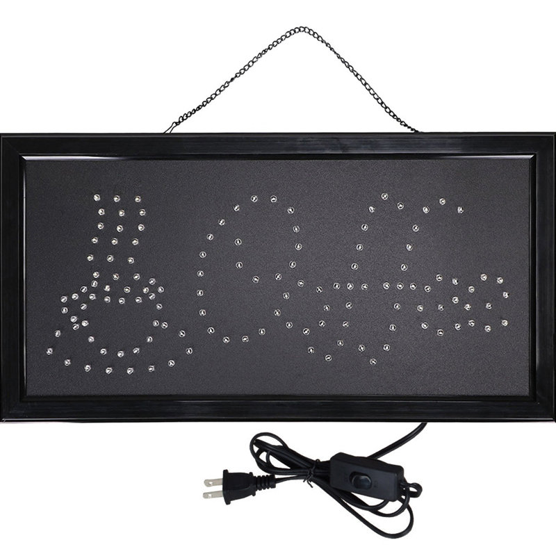 LED Neon Light Animated Motion Open Business Sign