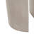 Outdoor MGO Round With U-Shape Side Table, Light Grey