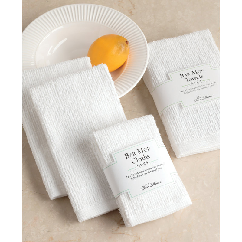 Ensemble de linge de maison Aesha, Blanc