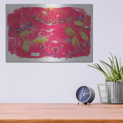 Winston Porter 'Weeds 7' by Maria Pietri, Metal Wall Art,