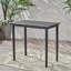 Table d'extérieur en bois, finition gris foncé, style minimaliste, 40,00 couleur, idée, 40 po de hauteur, nécessite un assemblage-610092623