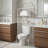 Stylish And Functional 3-Shelf Over The Toilet Space Saver - White