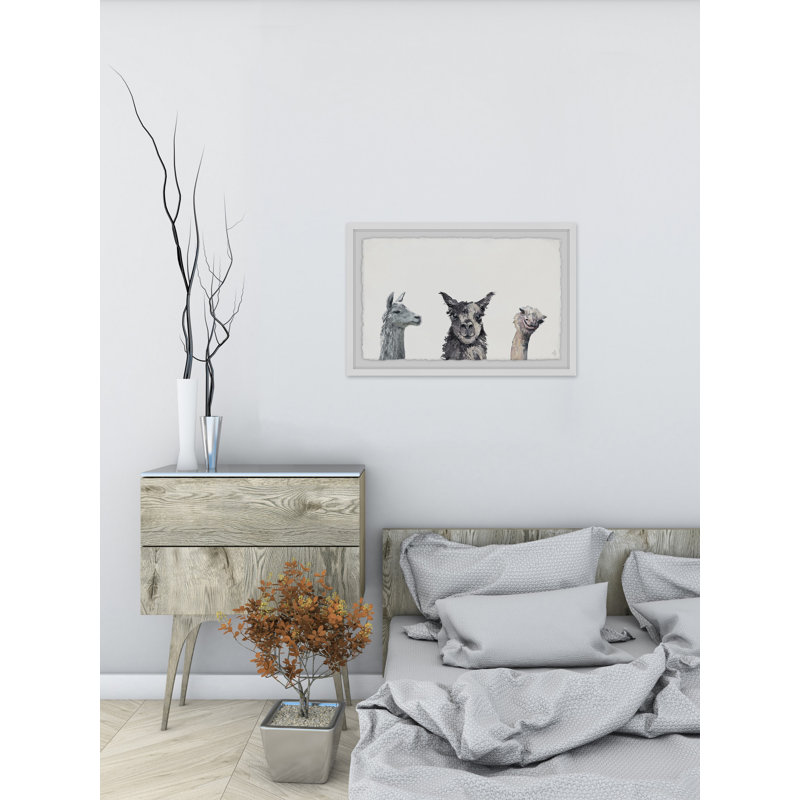 Cheeky Trio - Painting, 61cm H x 91cm W 