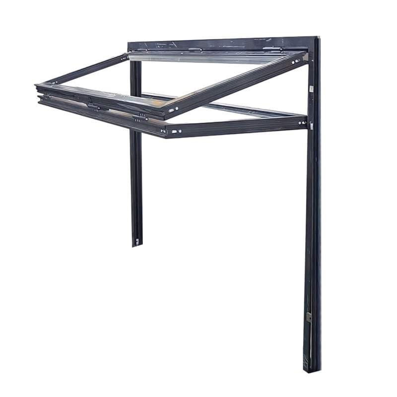 Fenêtre coulissante blanche 60 po x 42 po Elite, H 46 po x l 60 po x P 3 po, Noir