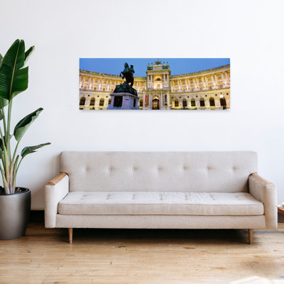 Palais de la Hofburg, Vienne, Autriche, architecture contemporaine abstraite, art mural