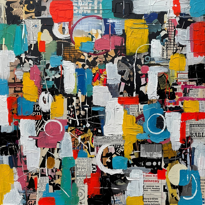 Brutal Harmony, 24" H x 24" W