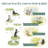 5'11" H Tall Cat Tree Flower Shape Scratching Post Cat Tower-99323464