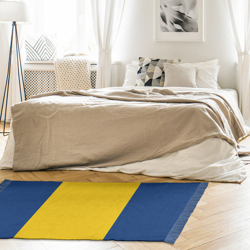 Tapis de salle de football retour la corne blue, Oui