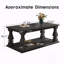 Table basse Farmhouse avec tablette de rangement-459552959