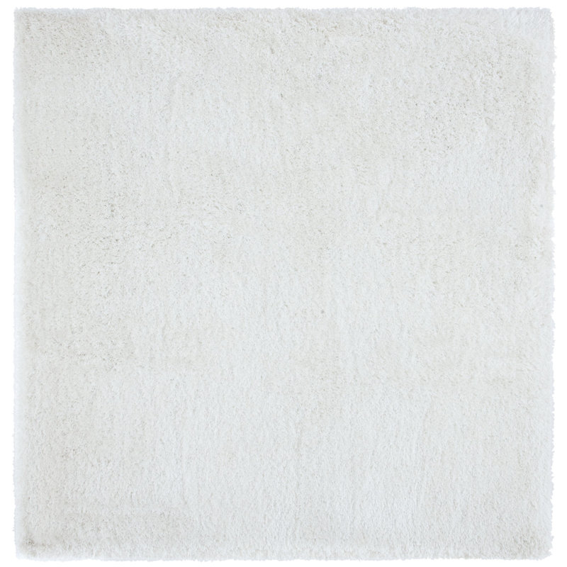 Tapis blanc Delane, Carré 6 pi