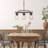 Laila 3-Light Dimmable Linear Farmhouse Pendant Light with Mason Jar Shades for Kitchen Island
